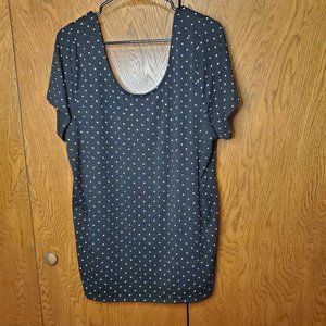 Torrid Polka dot corset t-shirt